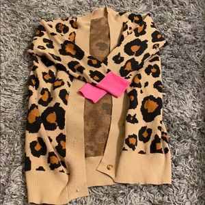 Cheetah cardigan